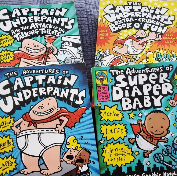 Captain Underpants books - Picture 1 of 6